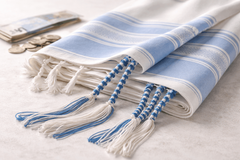 טלית חתנים א.ש. — מוצר יודאיקה בקטלוג א.ש היופי שבקדושה